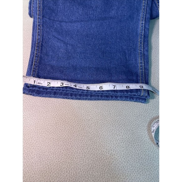 4 Pair KingSize Big Mens Jeans 44 x 27 (Hemmed) Elastic Insert Waist Blue Denim - Picture 16 of 16